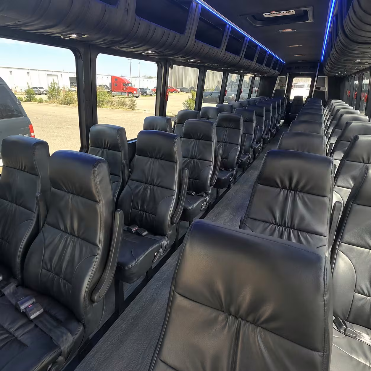 15 35 passenger minibus inside