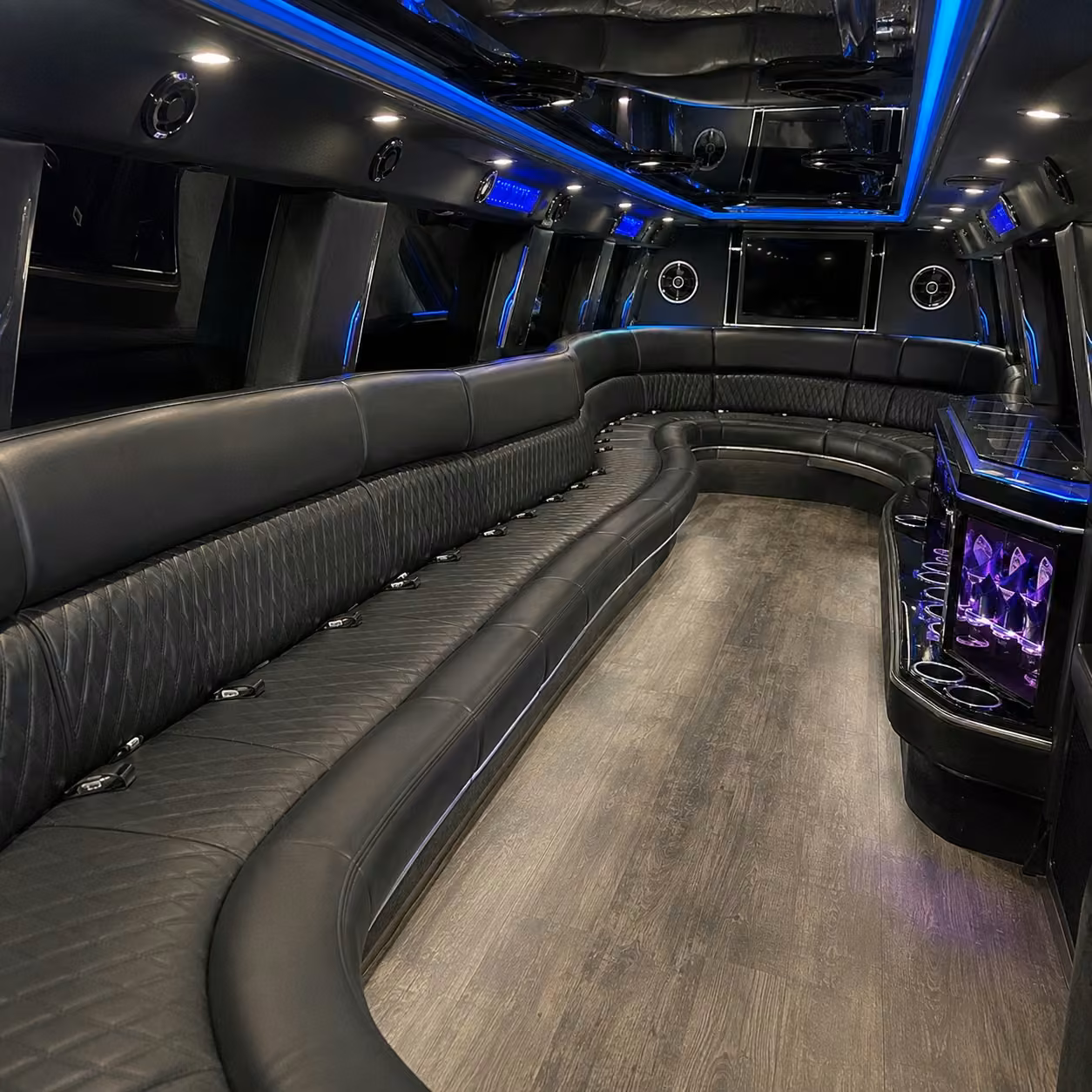 austin limo interior